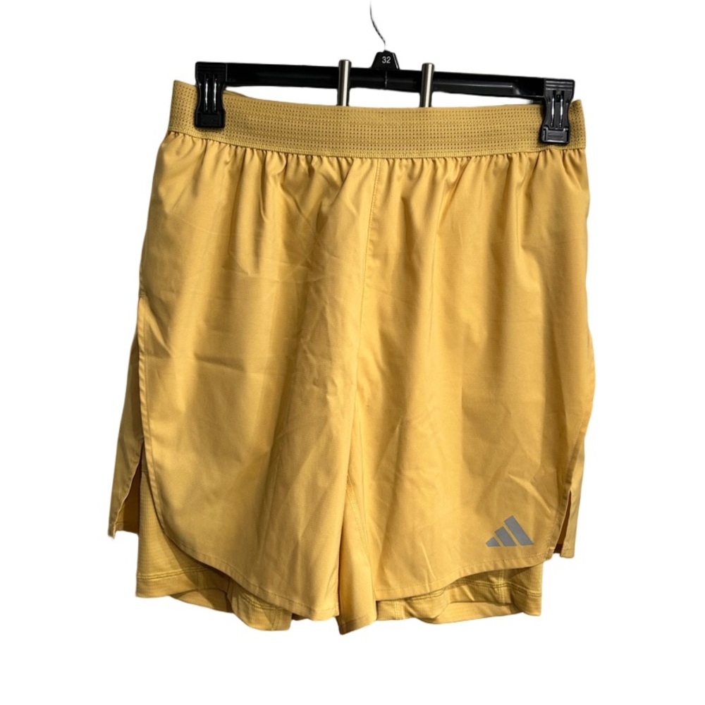 Adidas Men's Yellow Athletic Shorts